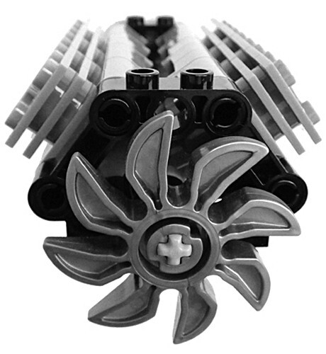 Lego gray engine - lego,